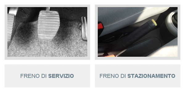 Freno di servizio e di stazionamento