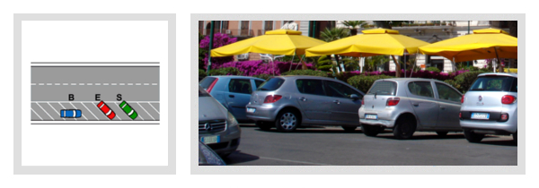 Immissione nel flusso della circolazione in retromarcia