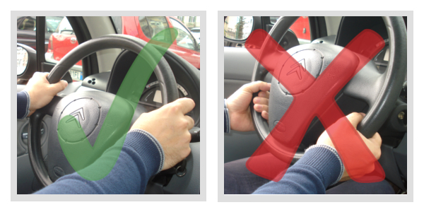 Come mettere le mani sul volante