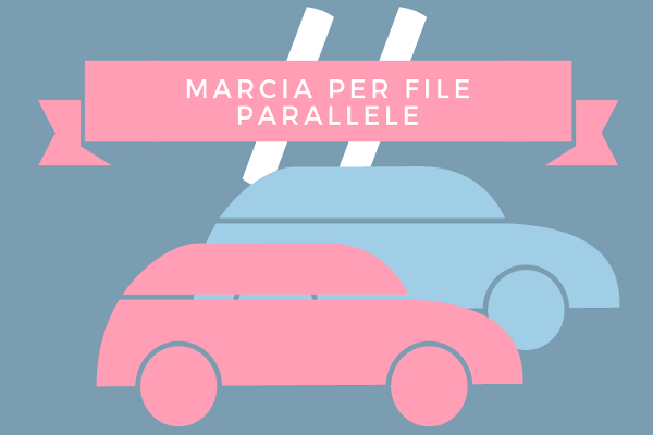 Marcia per file parallele