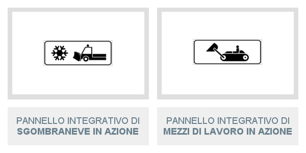Pannelli integrativi di Sgombraneve In Azione e di Mezzi Di Lavoro In Azione