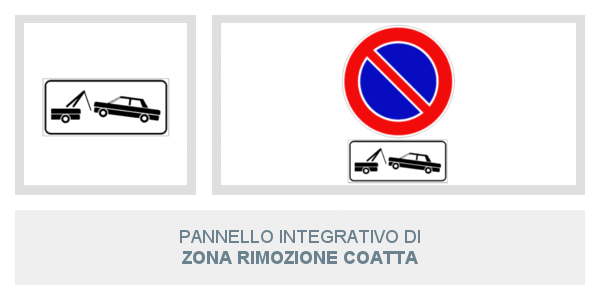 Pannello integrativo di Zona Rimozione Coatta