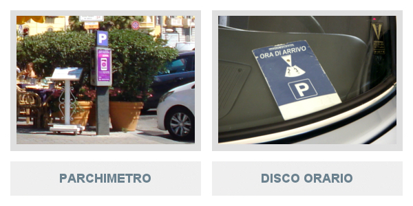 Parchimetro e disco orario