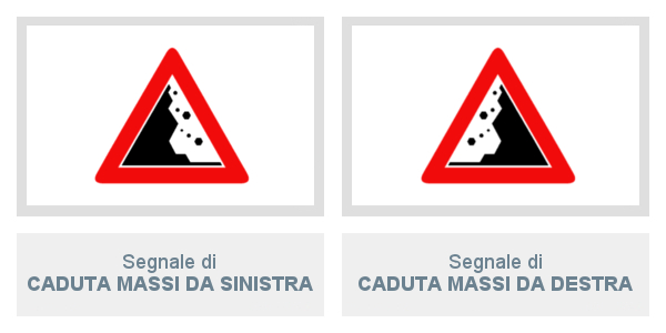 Caduta Massi da Sinistra e da Destra