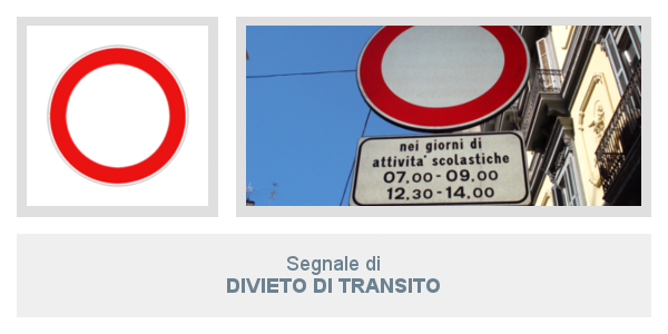Segnale Divieto Di Transito