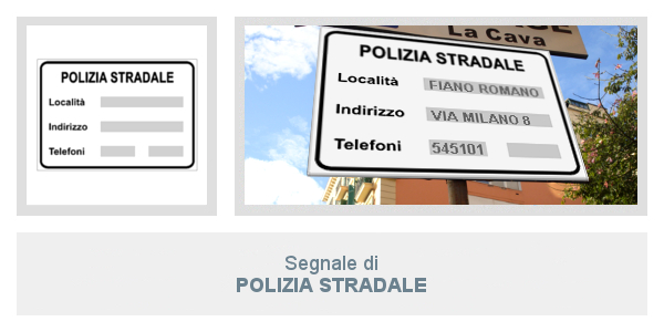 Segnale di Polizia Stradale