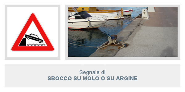 Sbocco su Molo o su Argine