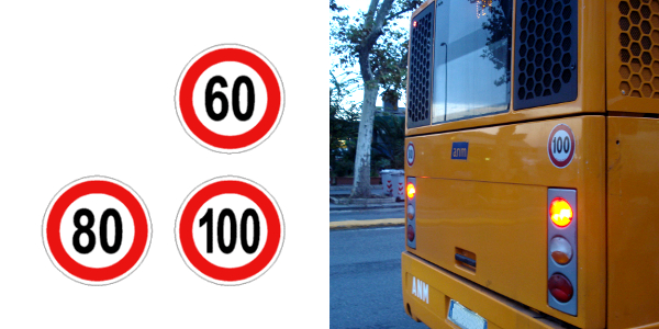 Segnali di velocità massima