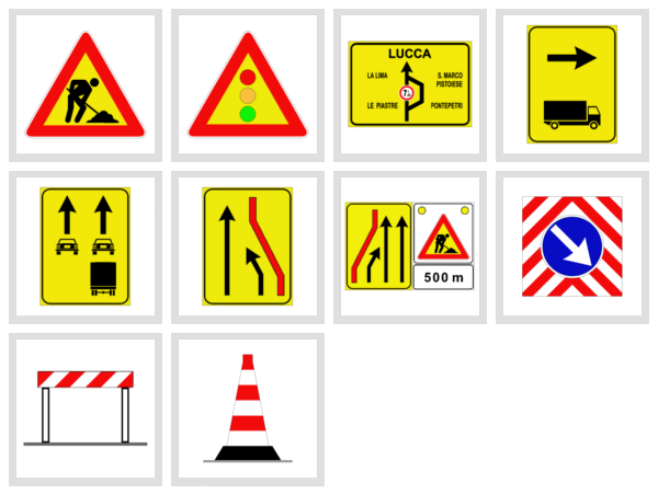 Segnali Temporanei e Di Cantiere