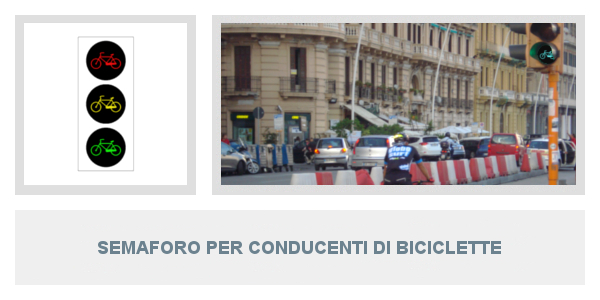 Semaforo per conducenti di biciclette