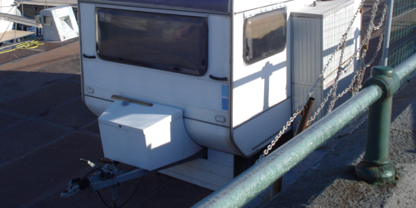 Traino di caravan (roulotte)