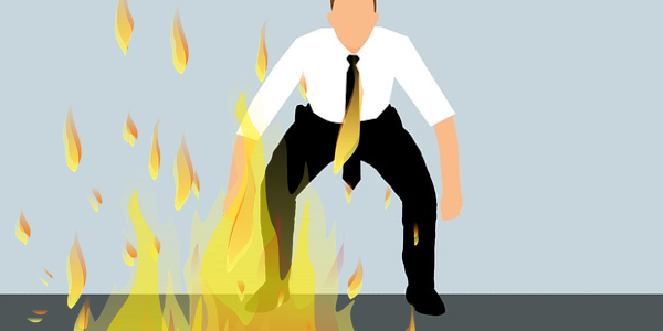 Trattamento di un ferito che presenta ustioni